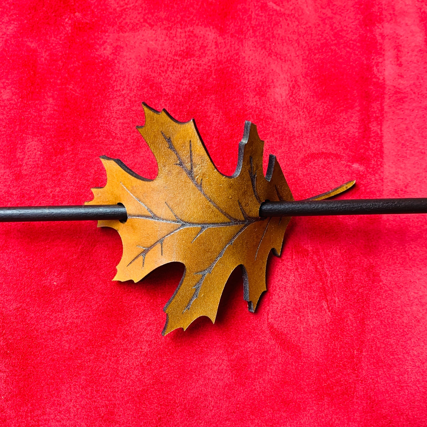 Oak Leaf Barrette