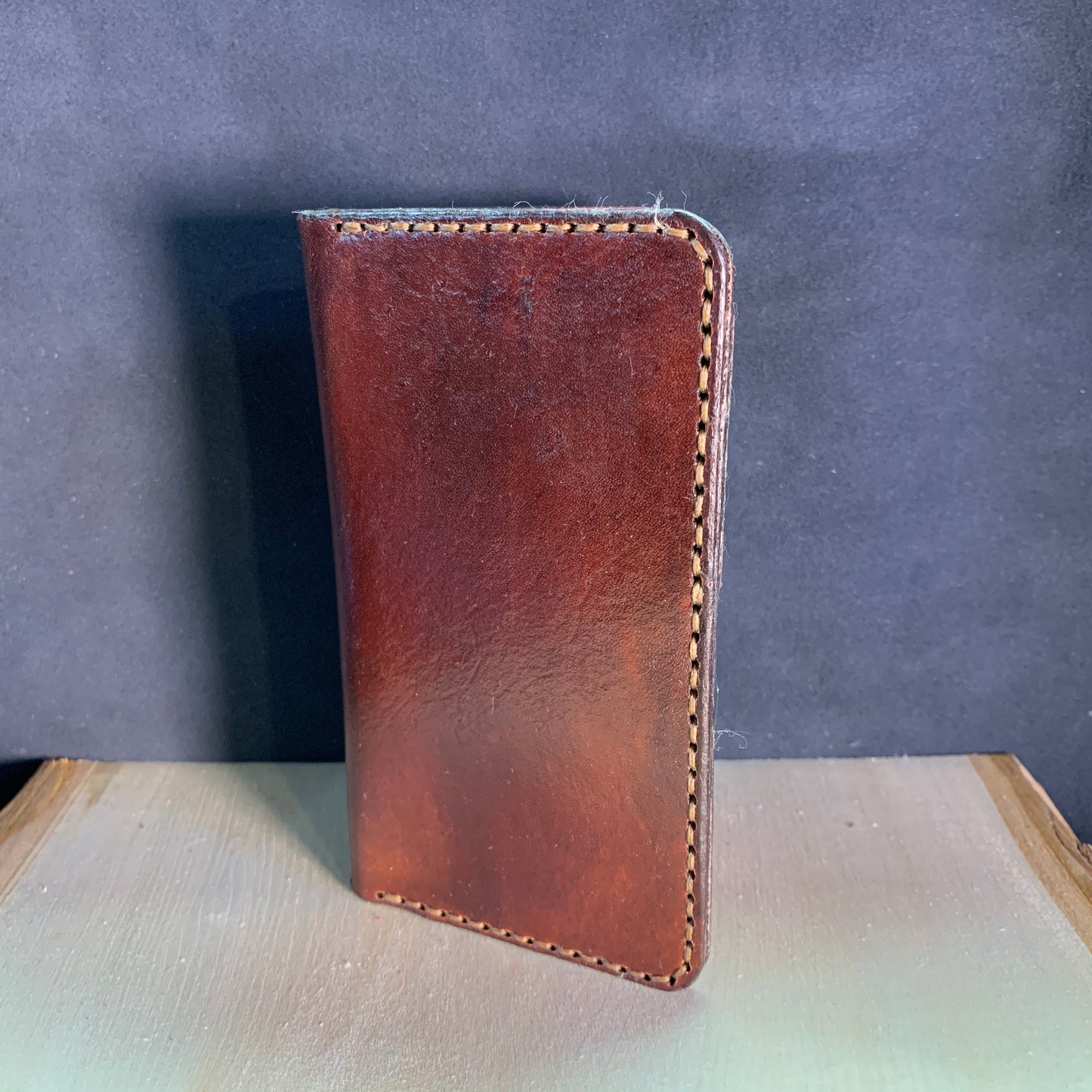 Men's Leather Vertical Wallet