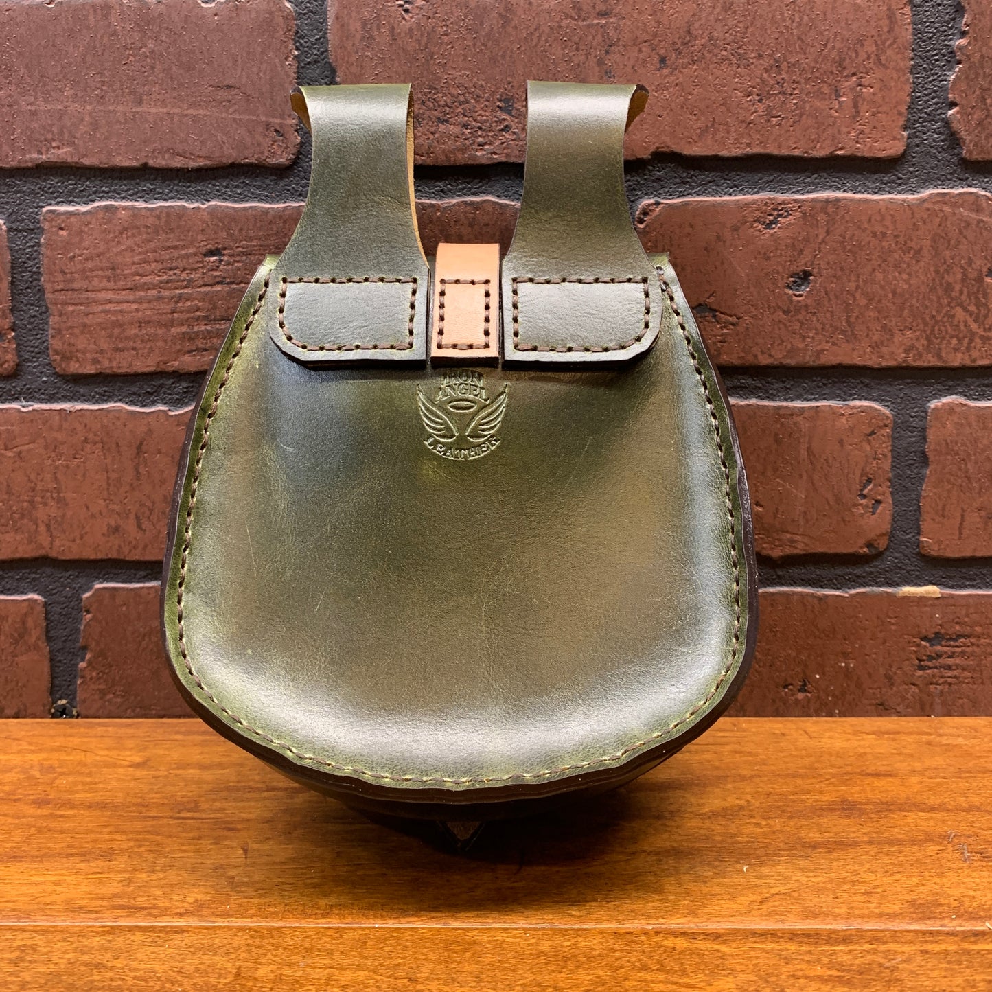 William Belt Bag in Emerald Green Leather