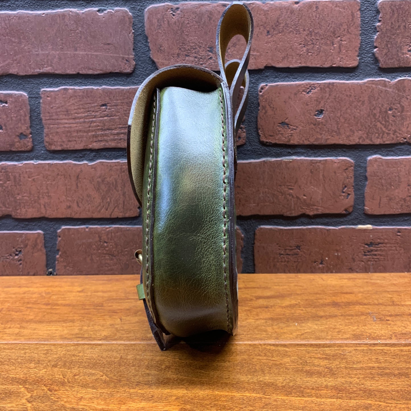 William Belt Bag in Emerald Green Leather