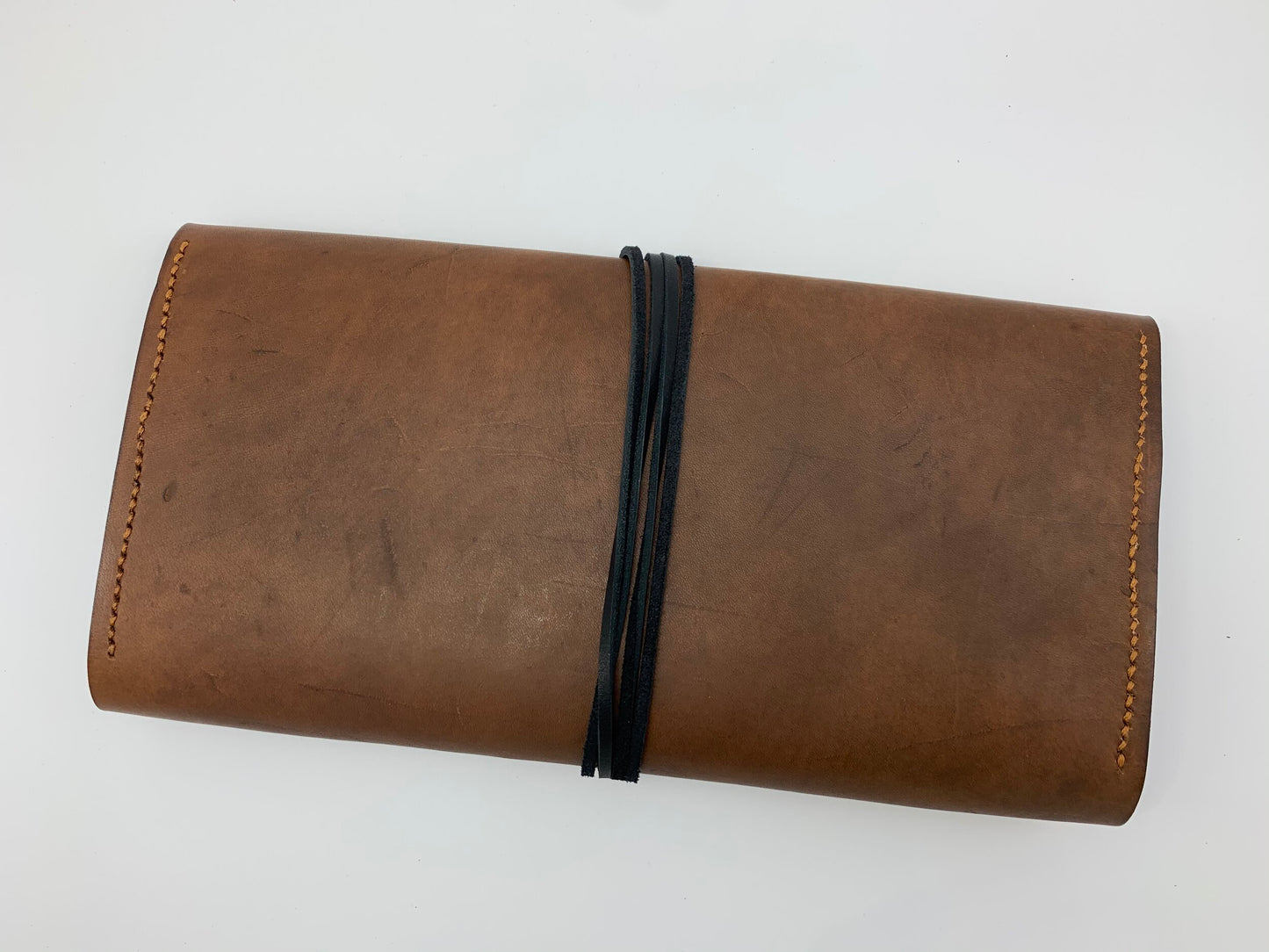Brown Veg Tan Clutch