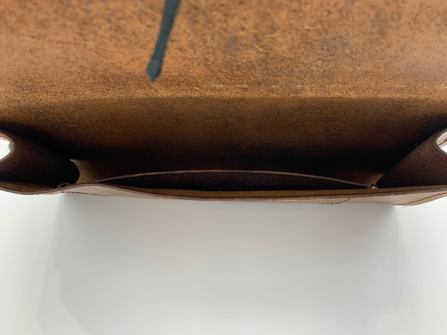 Brown Veg Tan Clutch