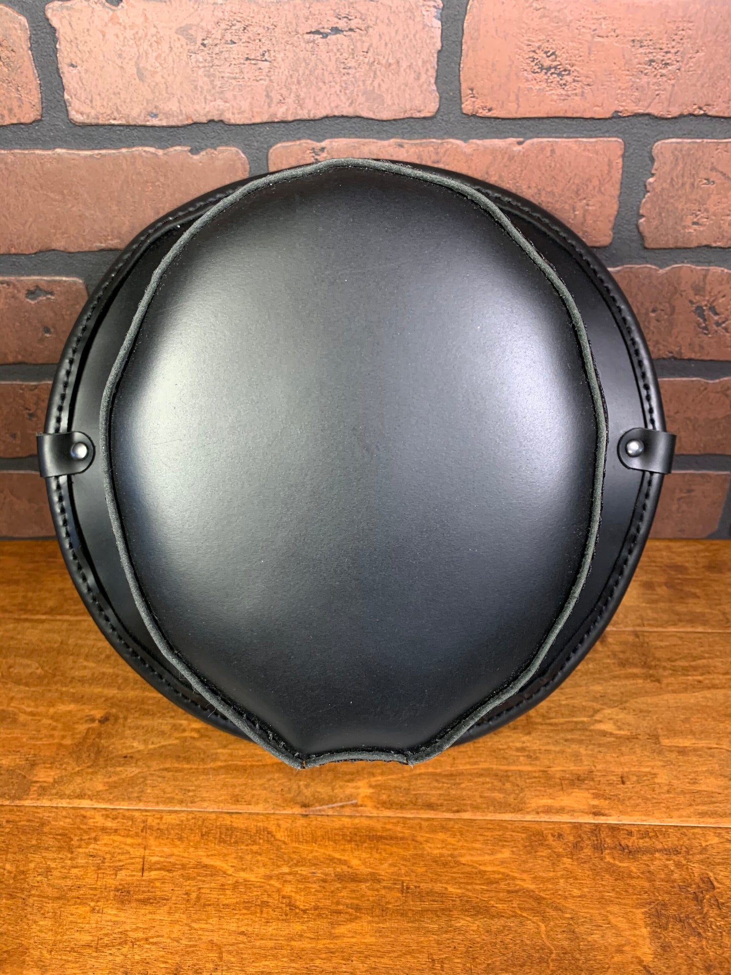 Black Leather Corset Top Hat
