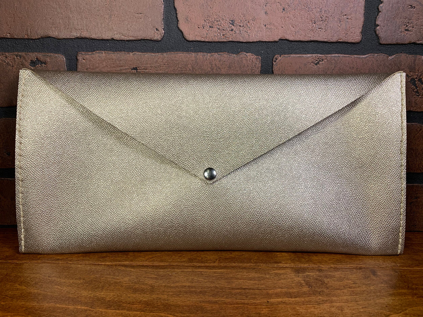 Metallic Textured Clutch
