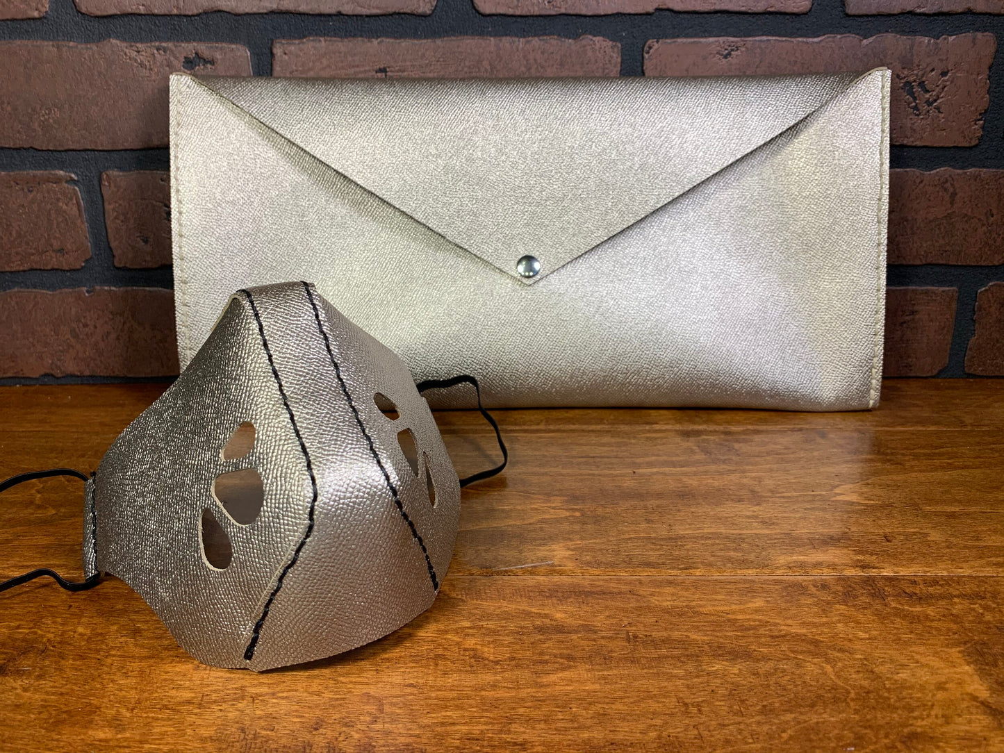Metallic Textured Clutch
