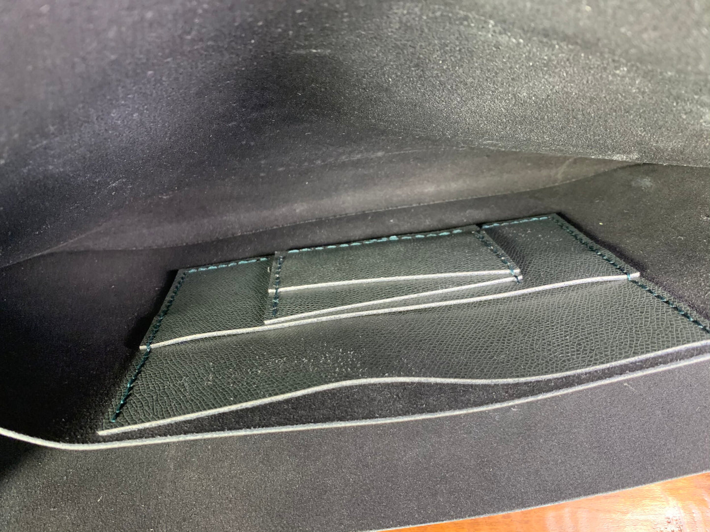 Xanadu Green Grey Clutch