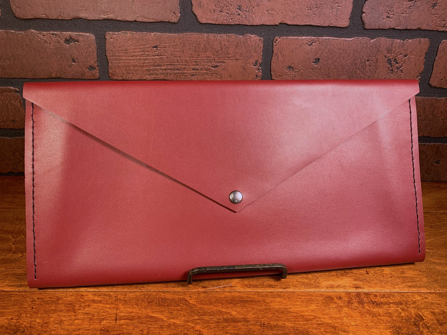 Burgundy Clutch