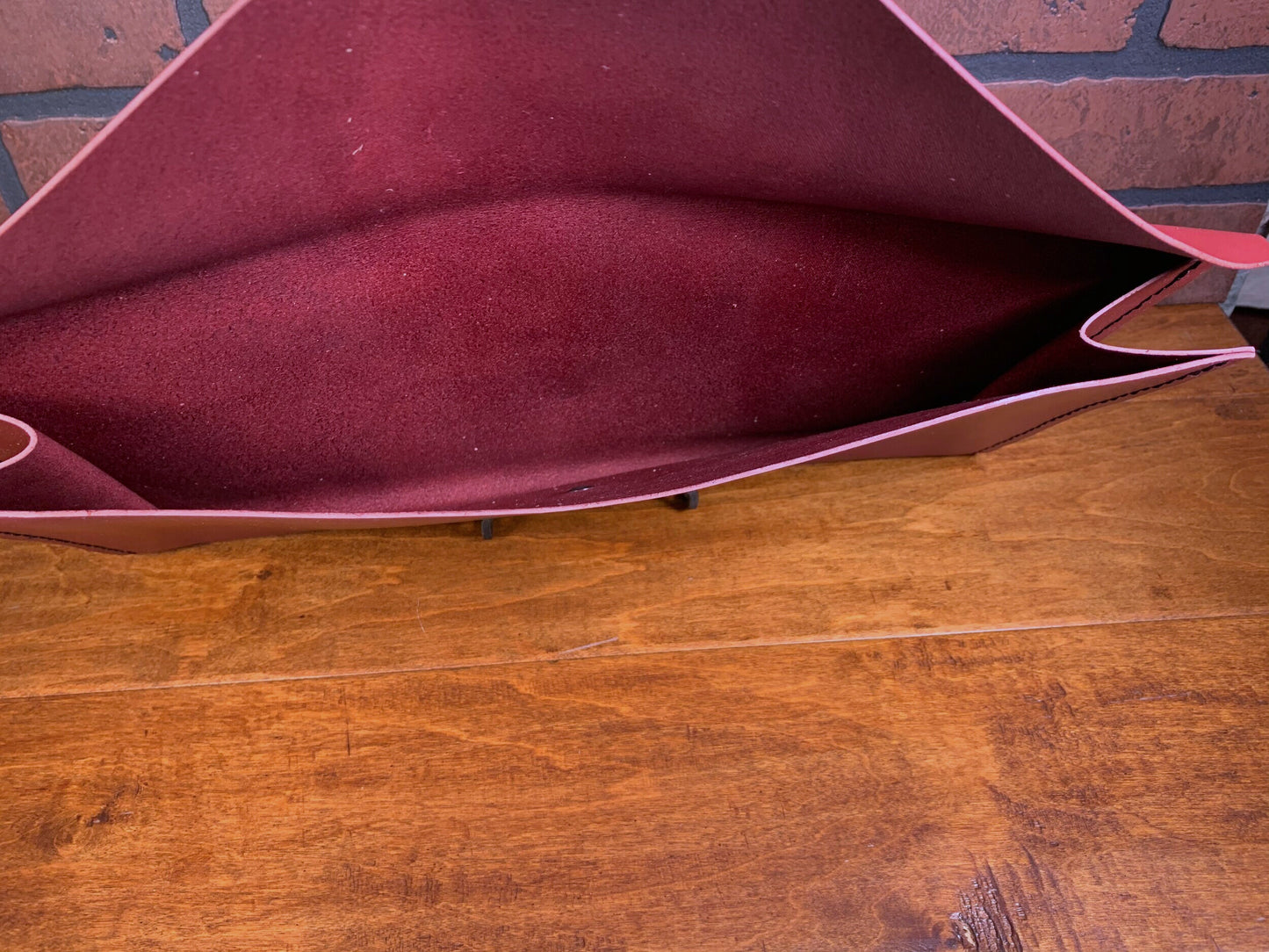 Burgundy Clutch