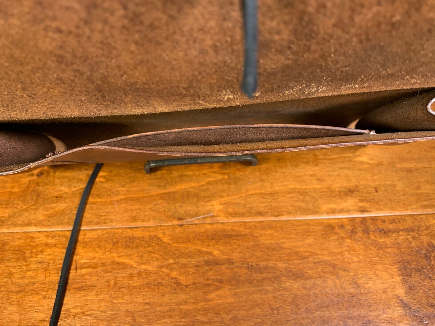 Brown Veg Tan Clutch