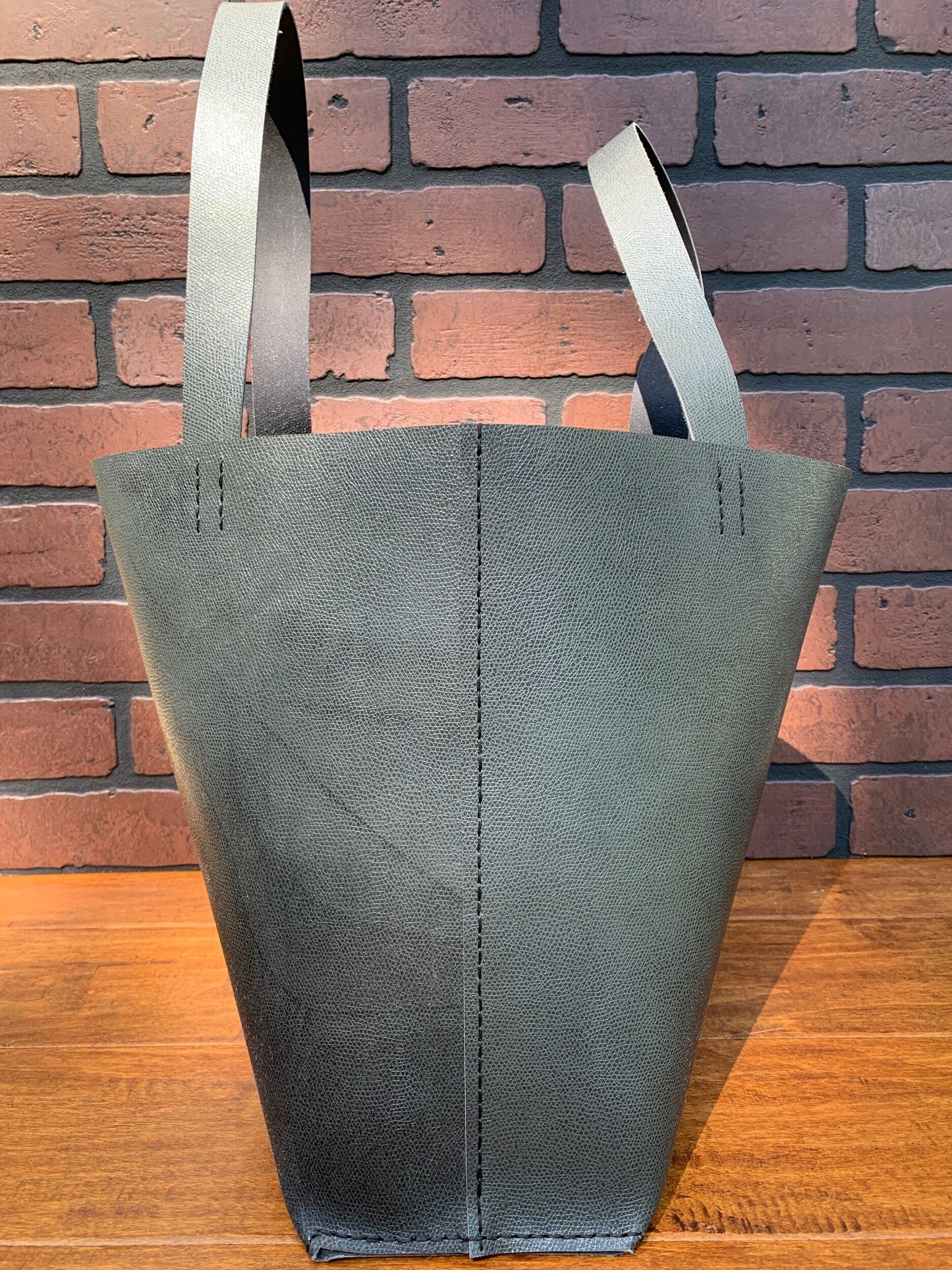 Green Smoke Textured Large Tote Bag