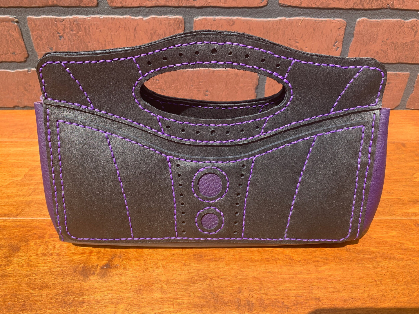Small Amethyst Jewel Clutch