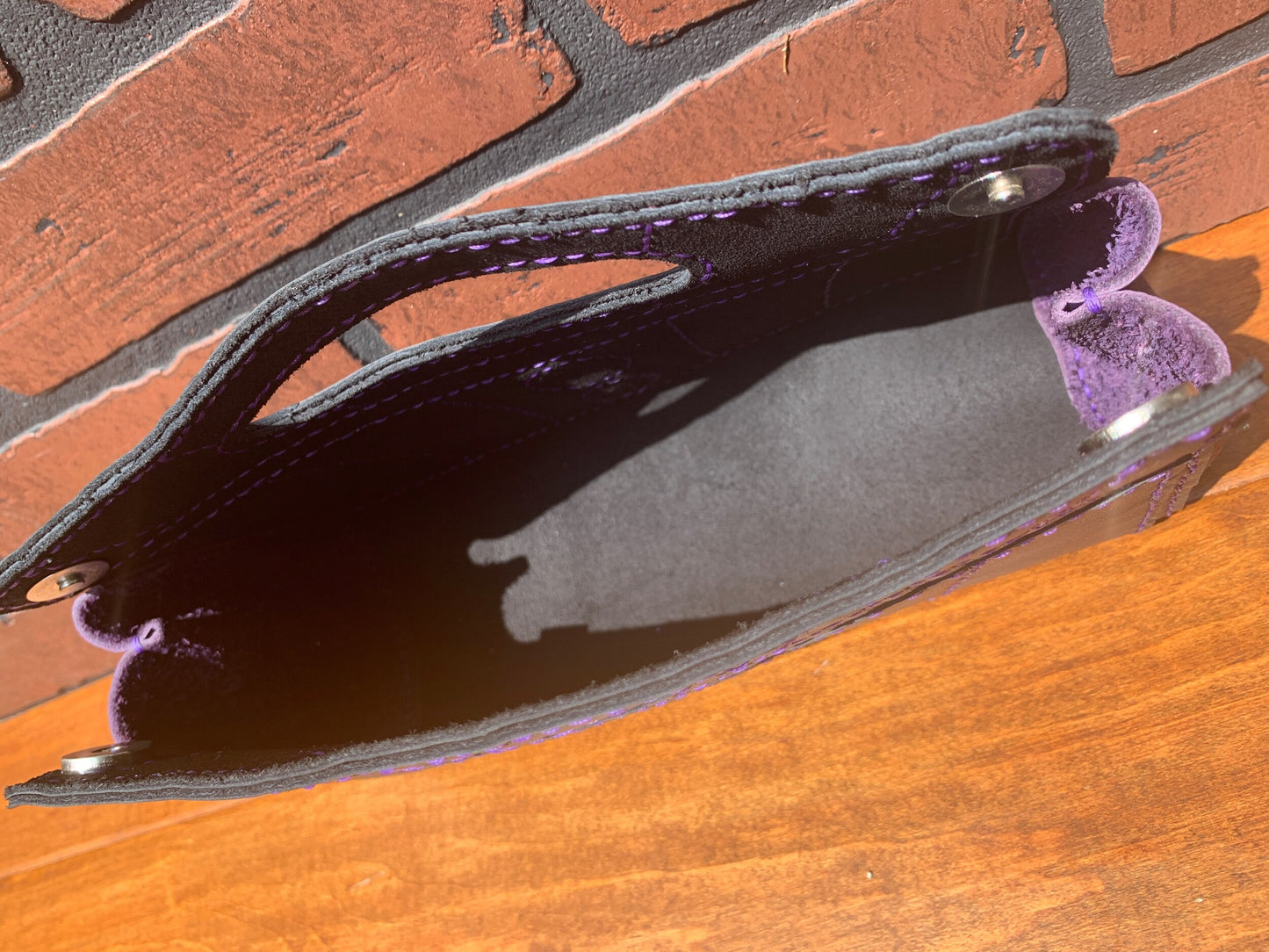 Small Amethyst Jewel Clutch