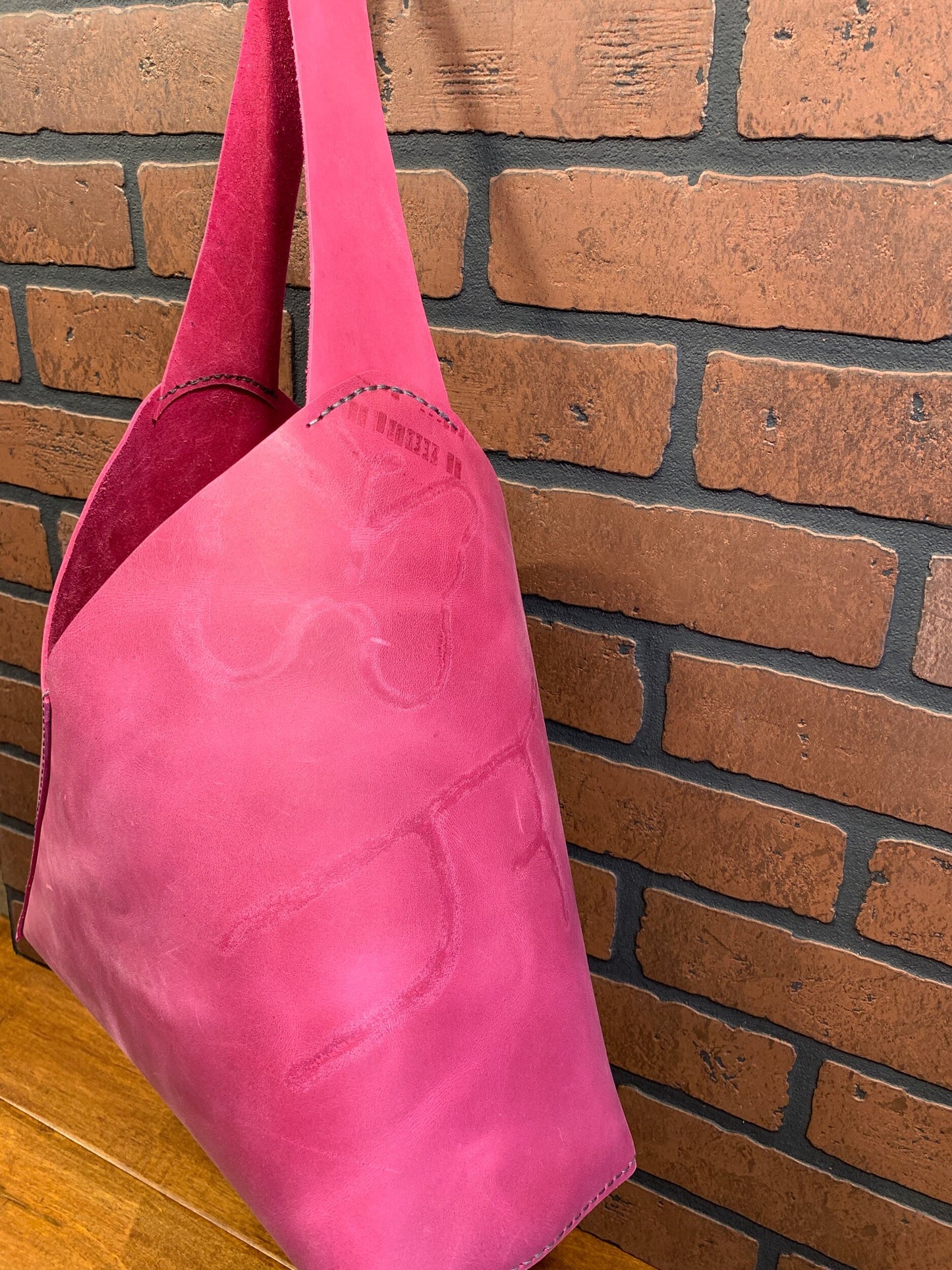 Passion Pink Julie Tote Bag w/ Butterfly brand mark