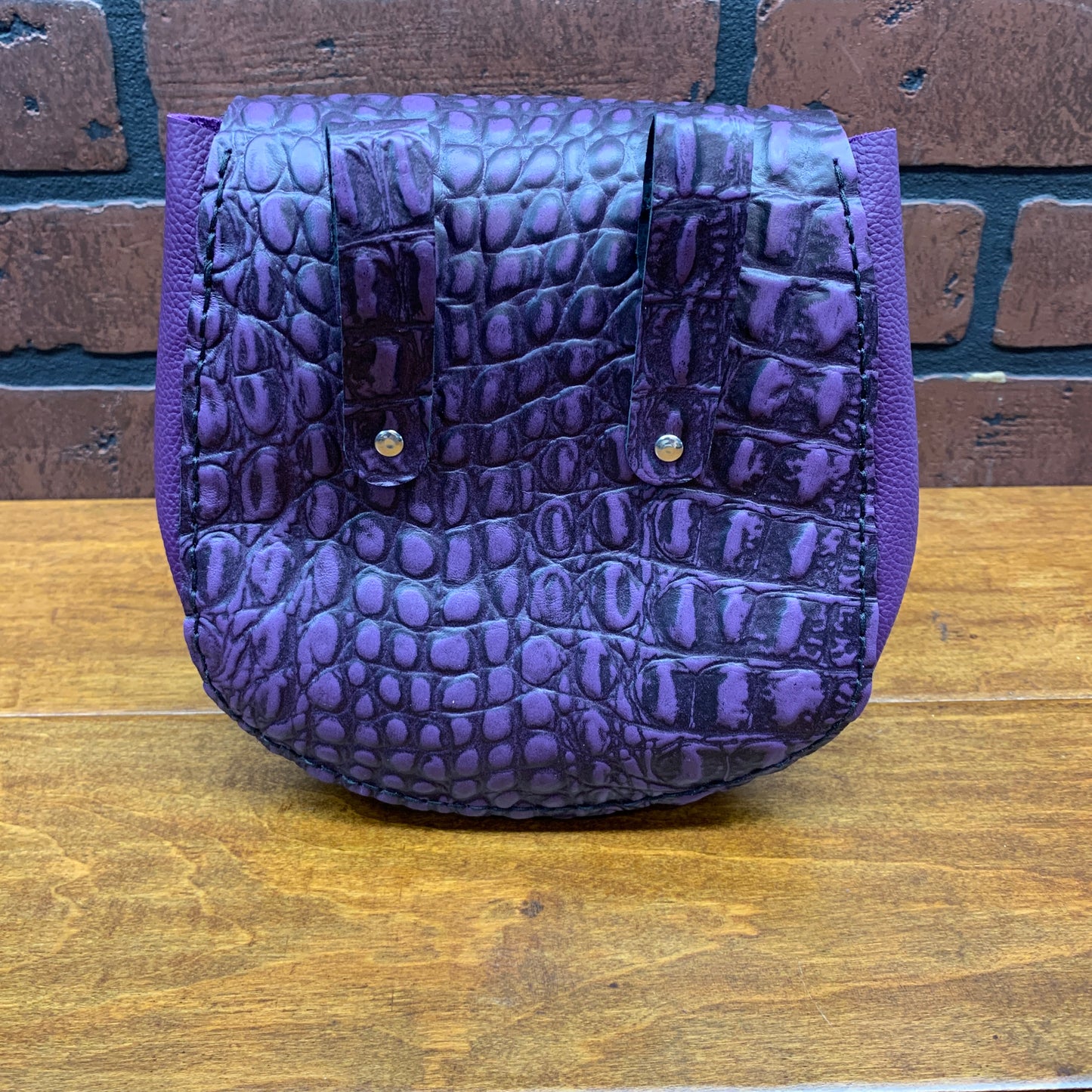 Randi Belt Bag Purple Reptile on Purple