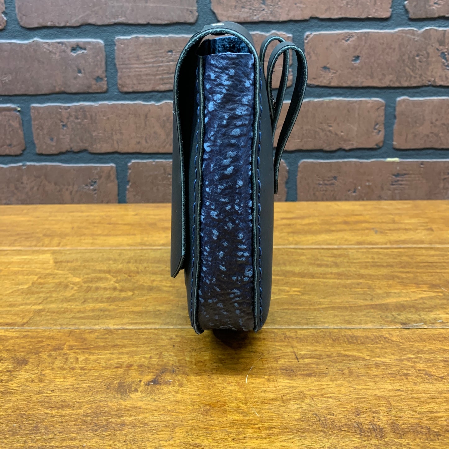 Randi Belt Bag Black on Blue