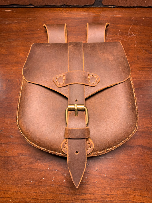 William Belt Bag in Rust Oil Tanned Leather