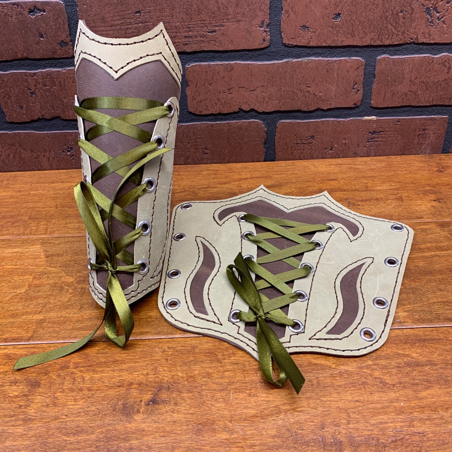 Elisabeta Arm Guard Brown and Tan