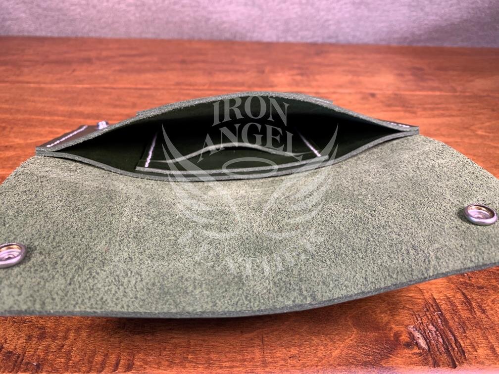 Kelly Green Oxford XCEL Long Wallet