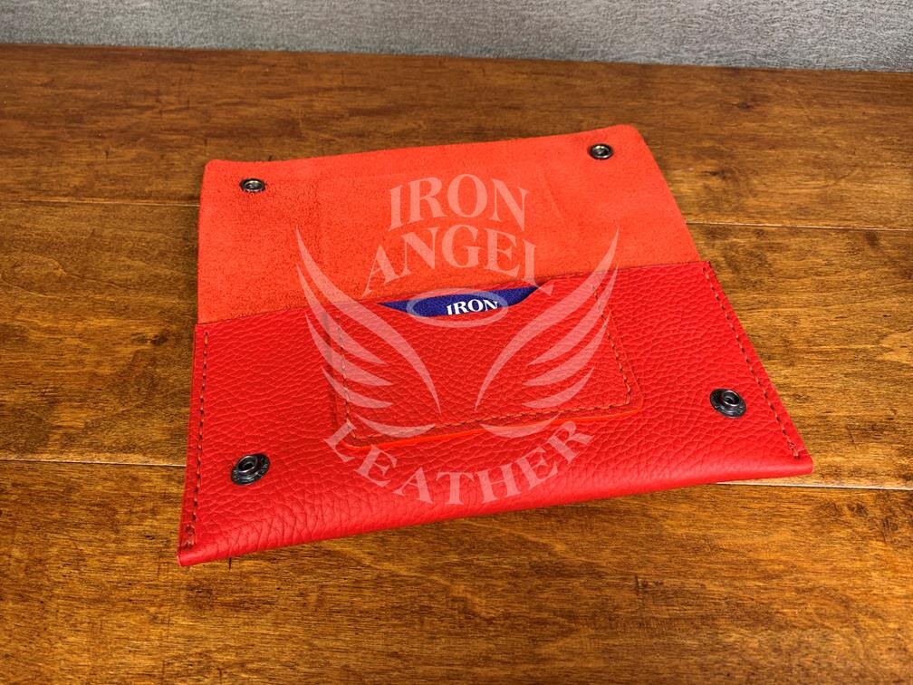 Strawberry Zen Pebbled Long Wallet