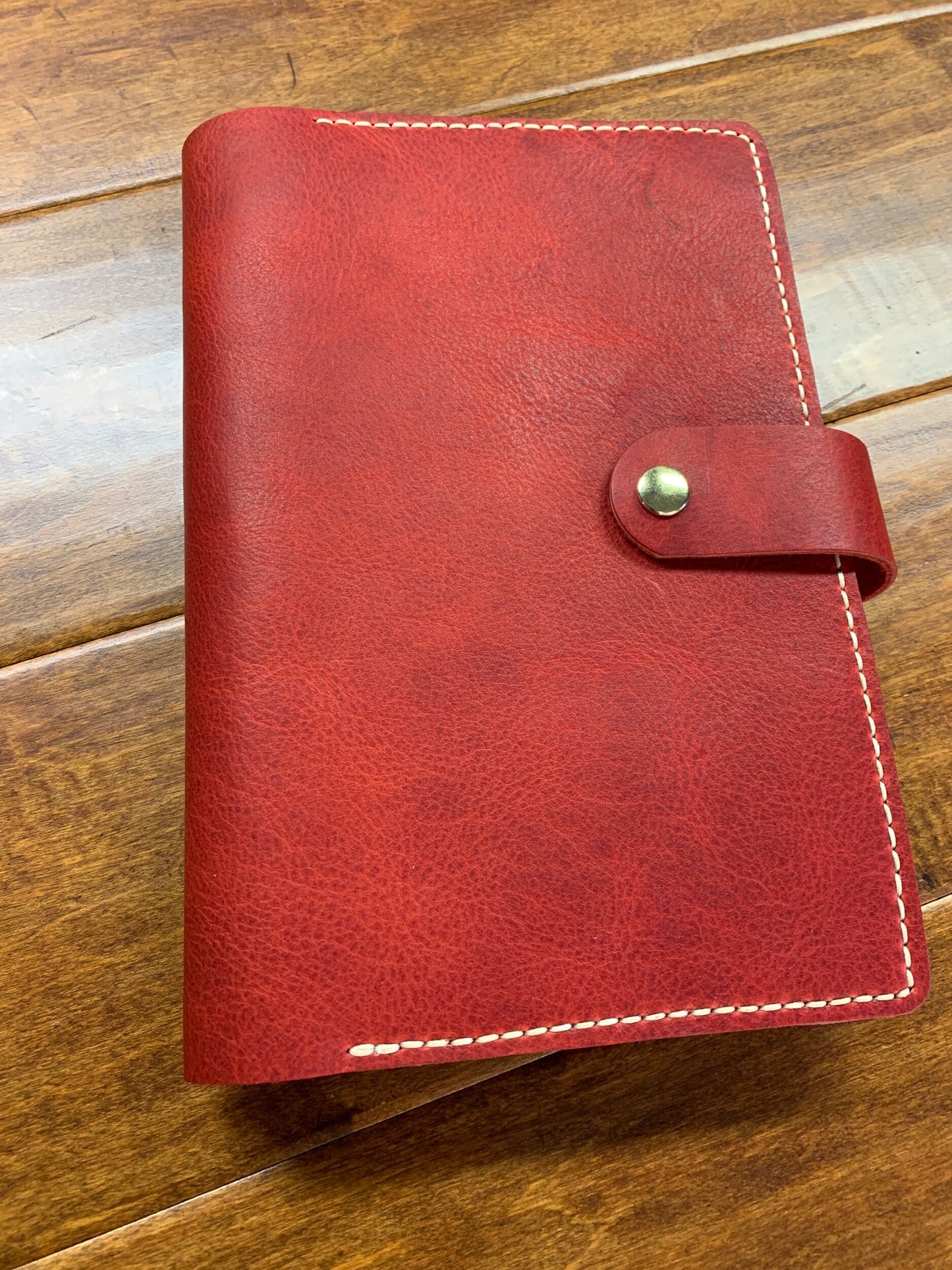 Tango Red Bison Leather Journal