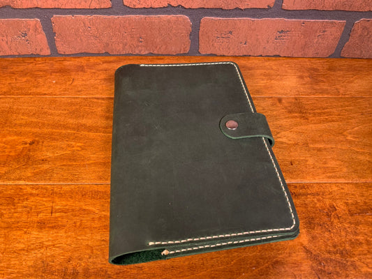 Green Crazyhorse Oil Tanned Leather Journal