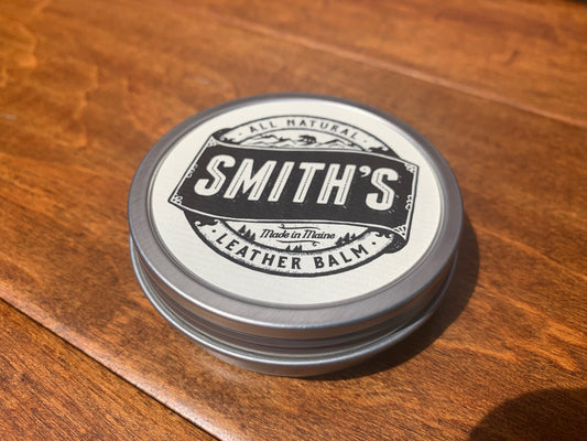 1oz. Tin of Smith's Leather Balm