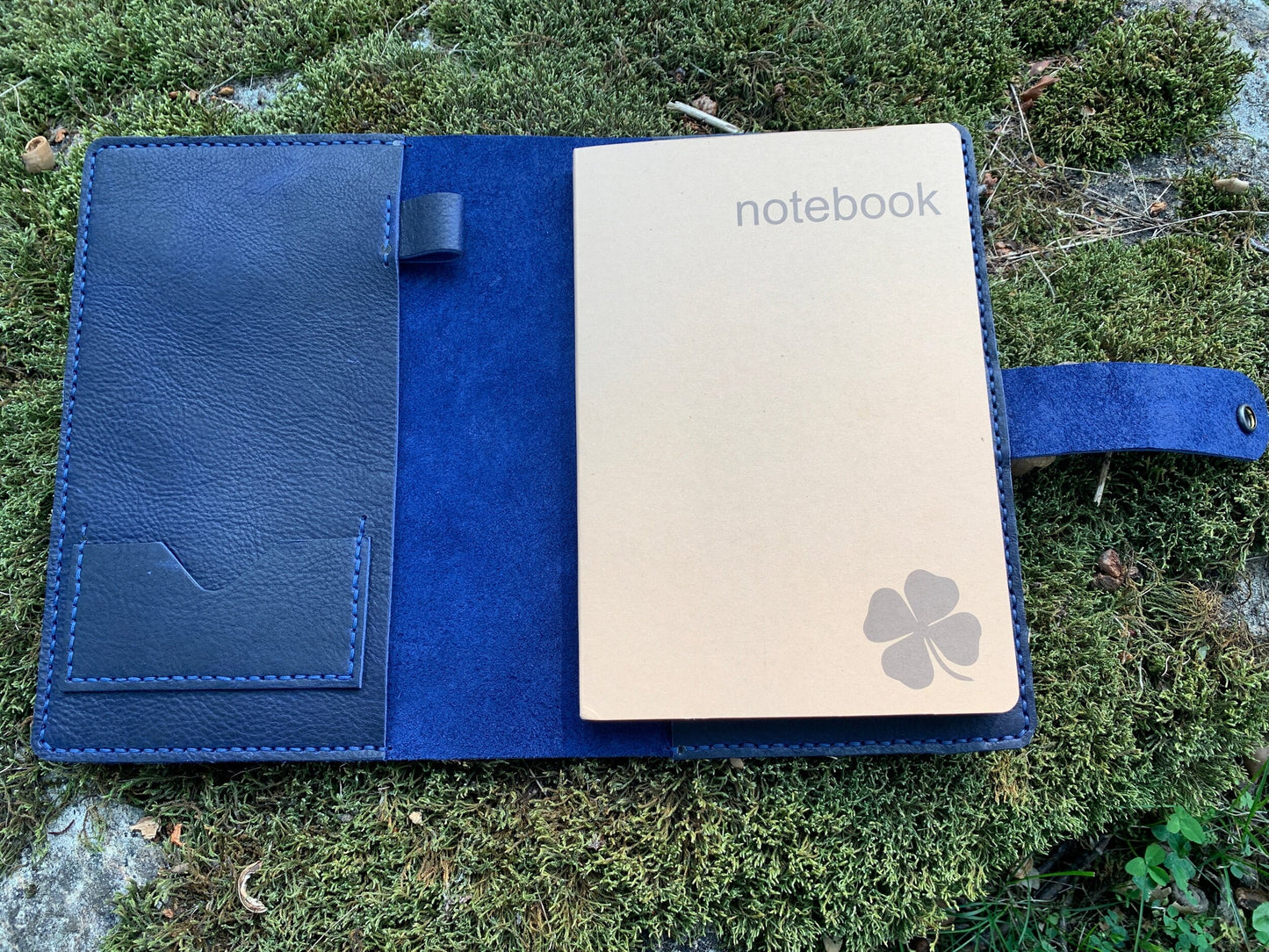 Blueberry Bison Leather Journal