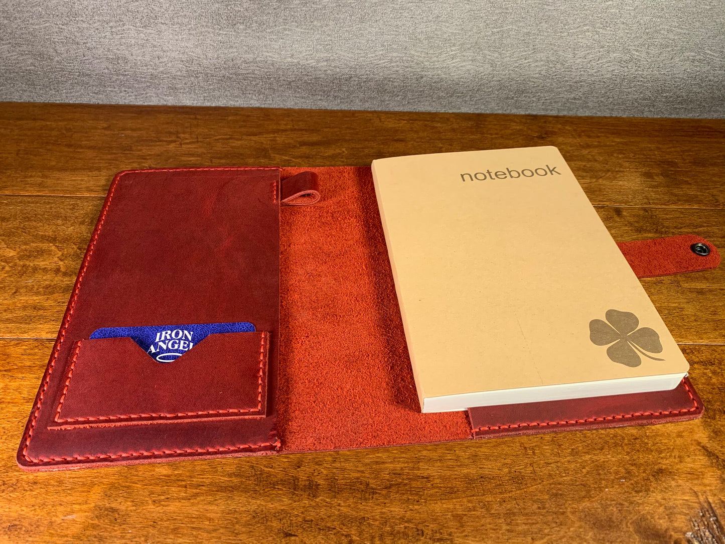 Red Crazyhorse Oil Tanned Leather Journal