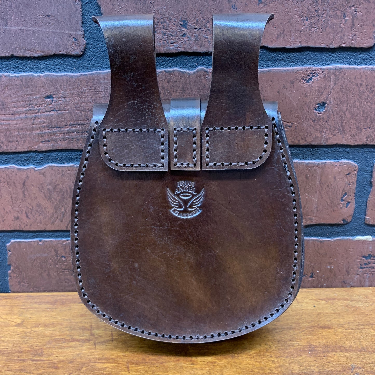 William Belt Bag in Medium Brown Leather