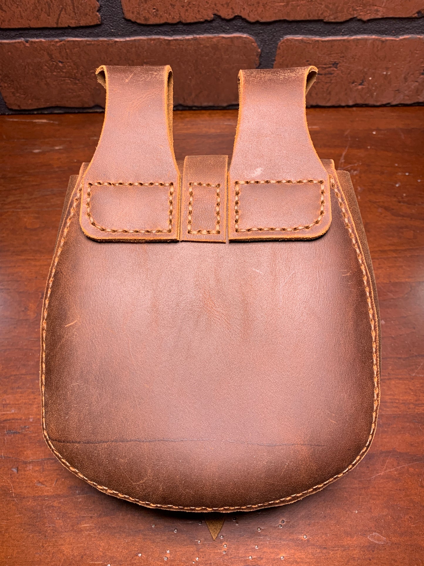 William Belt Bag in Rust Oil Tanned Leather