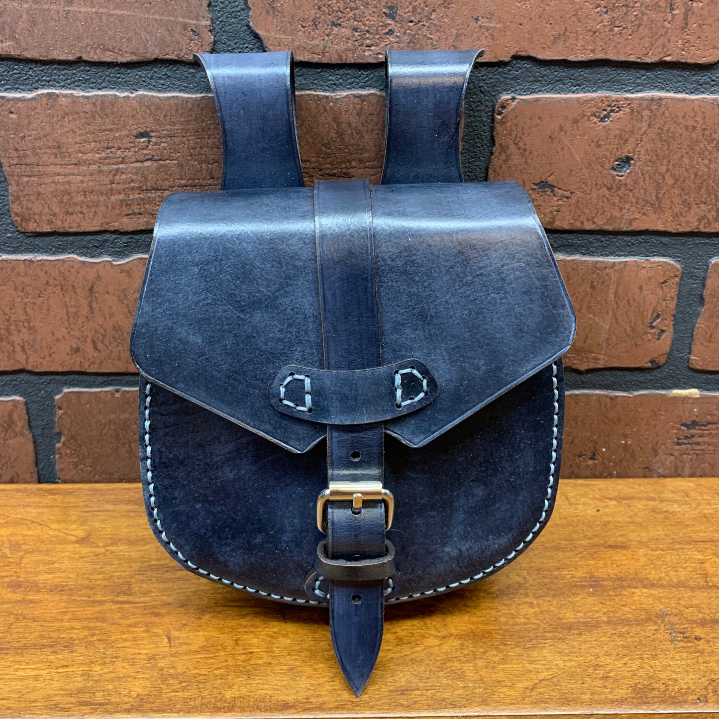 William Belt Bag in Charcoal Gray Leather