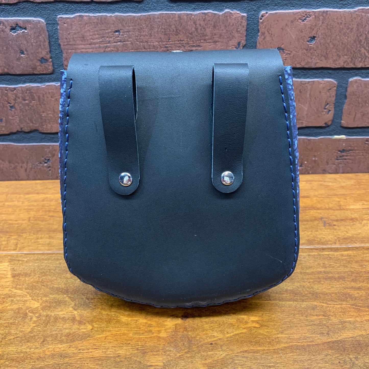 Randi Belt Bag Black on Blue