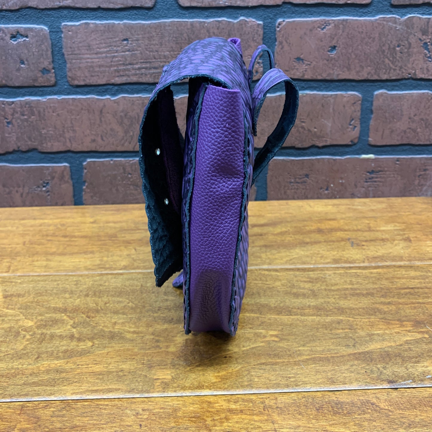 Randi Belt Bag Purple Reptile on Purple