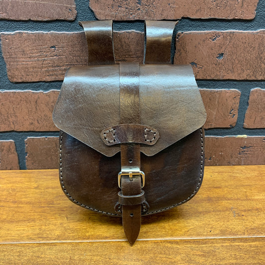 William Belt Bag in Medium Brown Leather